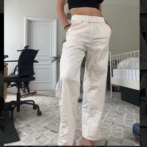 EVERLANE wide leg chino pants